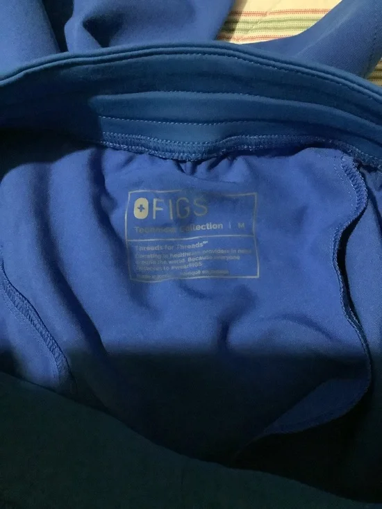 Figs Scrub Kade Cargo Pants Royal Blue Medium - Picture 5 of 5